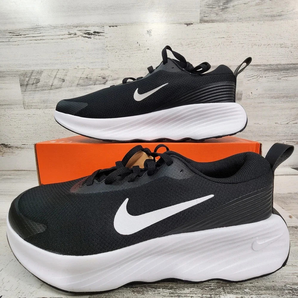 Nike Promina Running Shoes Mens 10 Black White Cushioned FV5285-002 NWB